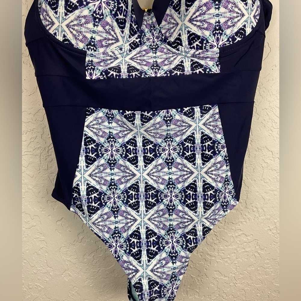 Adore Me Liandra Contour Plus Bathing Suit One Piece Swimsuit Size 40D 1X - Picture 3 of 8